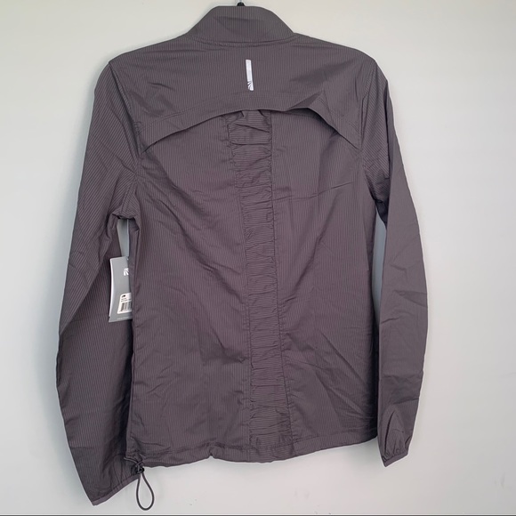 NWT MARIKA Grey Windbreaker Athletic Jacket Size M - Picture 2 of 9